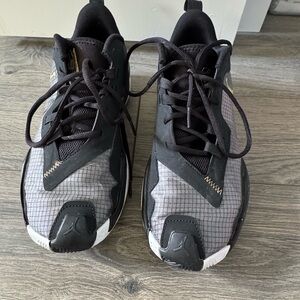 Jordan One Take 4 Black and Metallic Gold